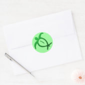 Hawaiian Honu Petroglyph - Sticker (Envelop)