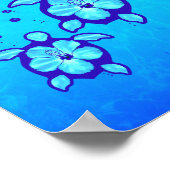 Hawaiian Honu Poster (Hoek)