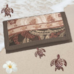 Hawaiian Honu Tapa Wallet Drievoud Portemonnee<br><div class="desc">De schoonheid en het lot van de Hawaiiaanse eilanden kent geen grenzen. Het is een plaats en cultuur waar miljoenen mensen over de hele wereld van houden. Vul je huis met Aloha! Mijn winkel bevat een aantal Hawaiiaanse design, waaronder hedendaagse Hawaiiaanse quilt, traditionele tapa, Aloha shirt met prints en heerlijke...</div>