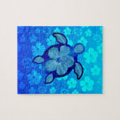 Hawaiian Honu Turtle en Hibiscus Legpuzzel (Horizontaal)