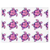 Hawaiian Honu Turtle en Hibiscus Tafelkleed (Voorkant (Horizontaal))