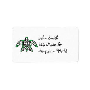 Hawaiian Honu Turtle Etiket