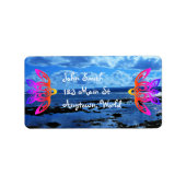 Hawaiian Honu Turtle Label (Voorkant)