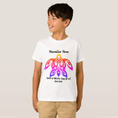 Hawaiian Honu Turtle Youth T-Shirt (Voorkant volledig)