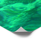 Hawaiian Honu Zee Turtle (36 x 24 inch) Poster (Hoek)