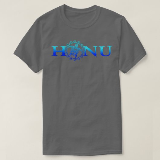 Hawaiian Honu Zee Turtle Ocean Blue T-shirt (Design voorkant)