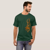 Hawaiian Honu Zee Turtle Tribal T shirt (Voorkant volledig)