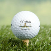 Hawaiian Ho'Omau Tiki Golfballen (Insitu Shirt)