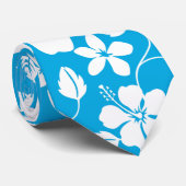 HAWAIIAN HULA (BLAUW) STROPDAS (Opgerold)