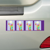 Hawaiian Hula Bumper Bumpersticker (Op auto)