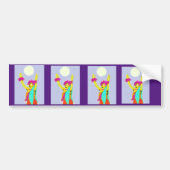 Hawaiian Hula Bumper Bumpersticker (Voorkant)