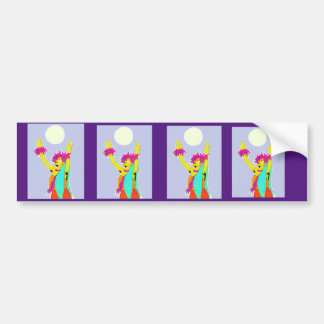 Hawaiian Hula Bumper Bumpersticker