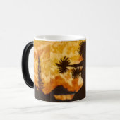 Hawaiian Hula Dancer 11 oz Morphing Mok (Voorkant links)