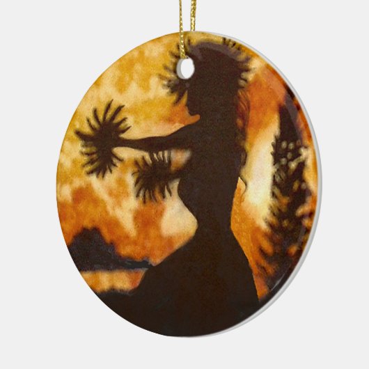 Hawaiian Hula Dancer Ornament (Links)