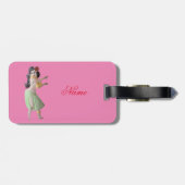 Hawaiian Hula Dancer Thunder_Cove Bagagelabel (Achterkant horizontaal)