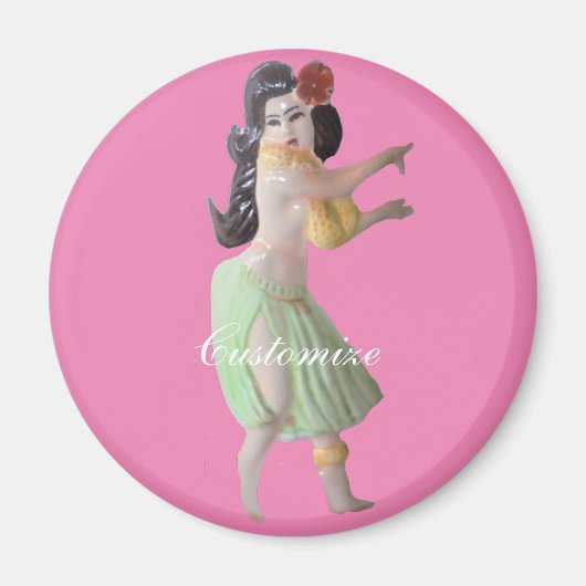 Hawaiian Hula Dancer Thunder_Cove Magneet (Voorkant)