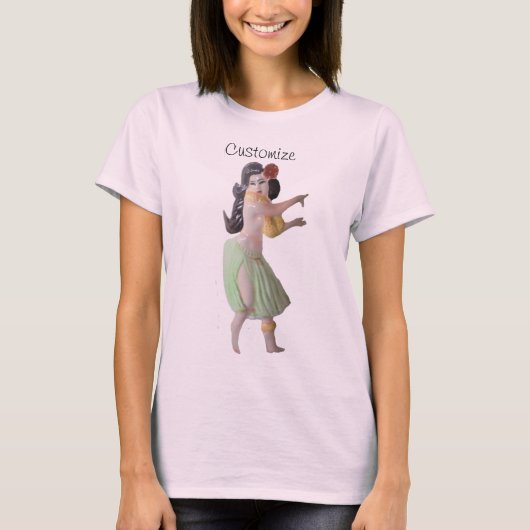 Hawaiian Hula Dancer Thunder_Cove T-shirt (Voorkant)