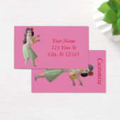 Hawaiian Hula Dancer Thunder_Cove Visitekaartje (Bureau)