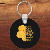 Hawaiian Hula Dancer Wahine Hula dansende Basics S Sleutelhanger (Voorkant)