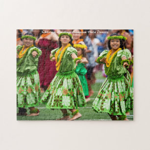 Hawaiian Hula Dancers. kerstcadeautjes Legpuzzel