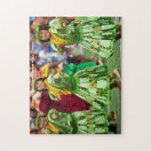 Hawaiian Hula Dancers. kerstcadeautjes Legpuzzel (Verticaal)