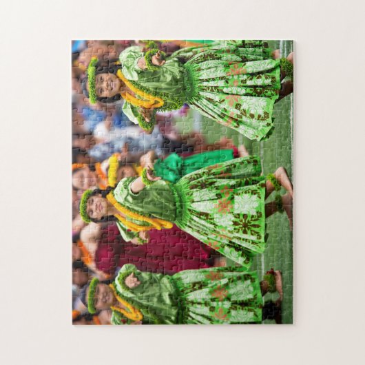 Hawaiian Hula Dancers. Legpuzzel (Verticaal)