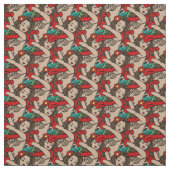 Hawaiian Hula Dancers Stof (Swatch)