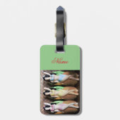 Hawaiian Hula Dancers Thunder_Cove Bagagelabel (Achterkant verticaal)