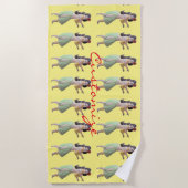 Hawaiian Hula Dancers Thunder_Cove Beach Towel Strandlaken (Voorkant)