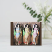 Hawaiian Hula Dancers Thunder_Cove Briefkaart (Staand voorkant)