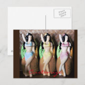 Hawaiian Hula Dancers Thunder_Cove Briefkaart (Voorkant / Achterkant)