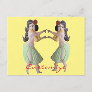 Hawaiian Hula Dancers Thunder_Cove Briefkaart
