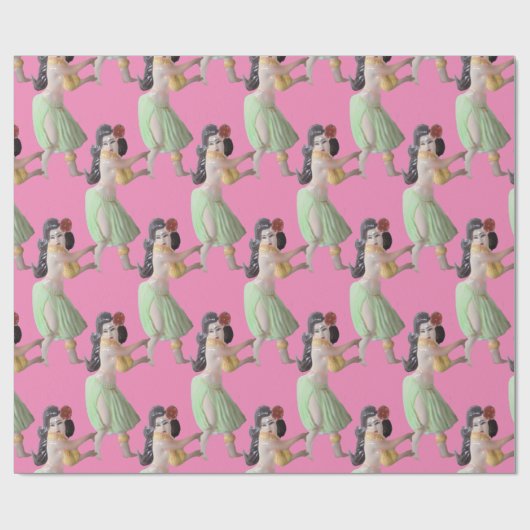 Hawaiian Hula Dancers Thunder_Cove Cadeaupapier (Vlak)