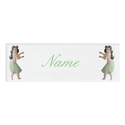 Hawaiian Hula Dancers Thunder_Cove Naambadge (Voorkant)