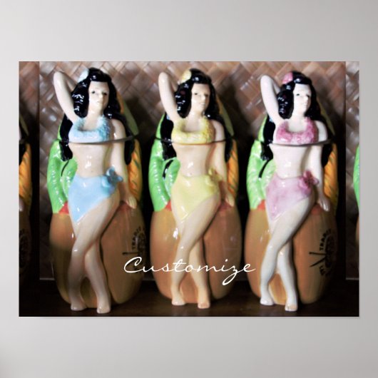 Hawaiian Hula Dancers Thunder_Cove Poster (Voorkant)