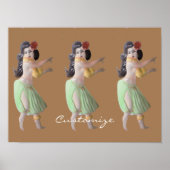 Hawaiian Hula Dancers Thunder_Cove Poster (Voorkant)