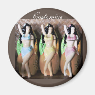 Hawaiian Hula dansers Thunder_Cove Magneet