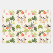 Hawaiian Hula Girls Wrapping Paper (Voorkant 2)
