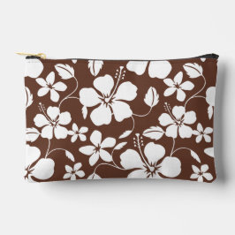 HAWAIIAN HULA (HIBISCUS) PATROON IN BRUIN ETUI