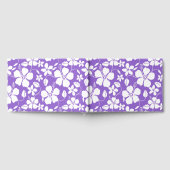 HAWAIIAN HULA (HIBISCUS) PATROON IN LICHT PAARSE GASTENBOEK (Volledig)