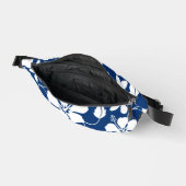 HAWAIIAN HULA (HIBISCUS) PATROON IN NAVY BLUE HEUPTASJE (Open)