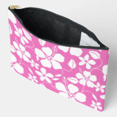 HAWAIIAN HULA (HIBISCUS) PATROON IN ROZE ETUI (Open)