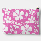 HAWAIIAN HULA (HIBISCUS) PATROON IN ROZE ETUI (Achterkant)