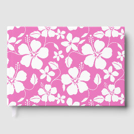 HAWAIIAN HULA (HIBISCUS) PATROON IN ROZE GASTENBOEK