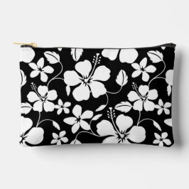 HAWAIIAN HULA (HIBISCUS) PATROON IN ZWART ETUI
