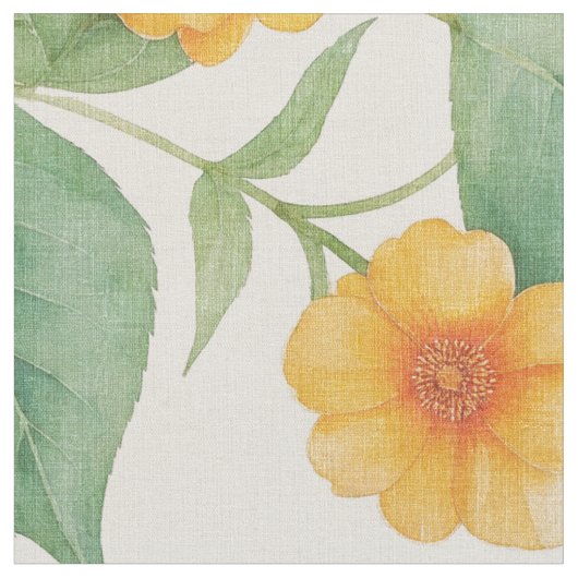 Hawaiian Ilima bloem stof (Close Up)