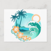 Hawaiian Island 1 Briefkaart (Voorkant)