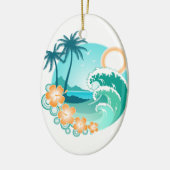 Hawaiian Island 1 Keramisch Ornament (Links)