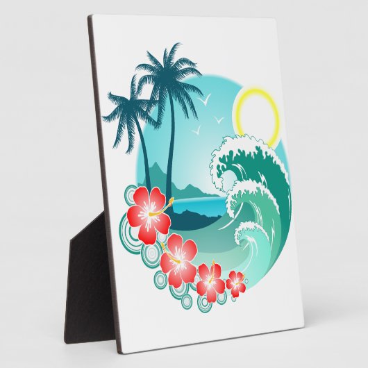 Hawaiian Island 2 Fotoplaat (Zijkant)