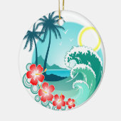 Hawaiian Island 2 Keramisch Ornament (Links)